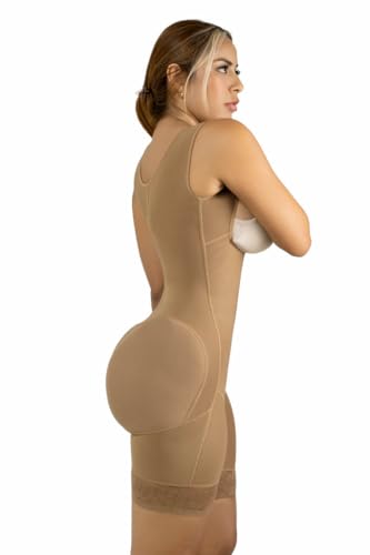 Phase 2 Kolumbianische BBL Faja - postoperative Erholungsformer, für Bauchstraffungen, Lipo360 oder BBLs Kompressionskleidung, halbes Bein, Hautfarben, XX Small von Lipo Express