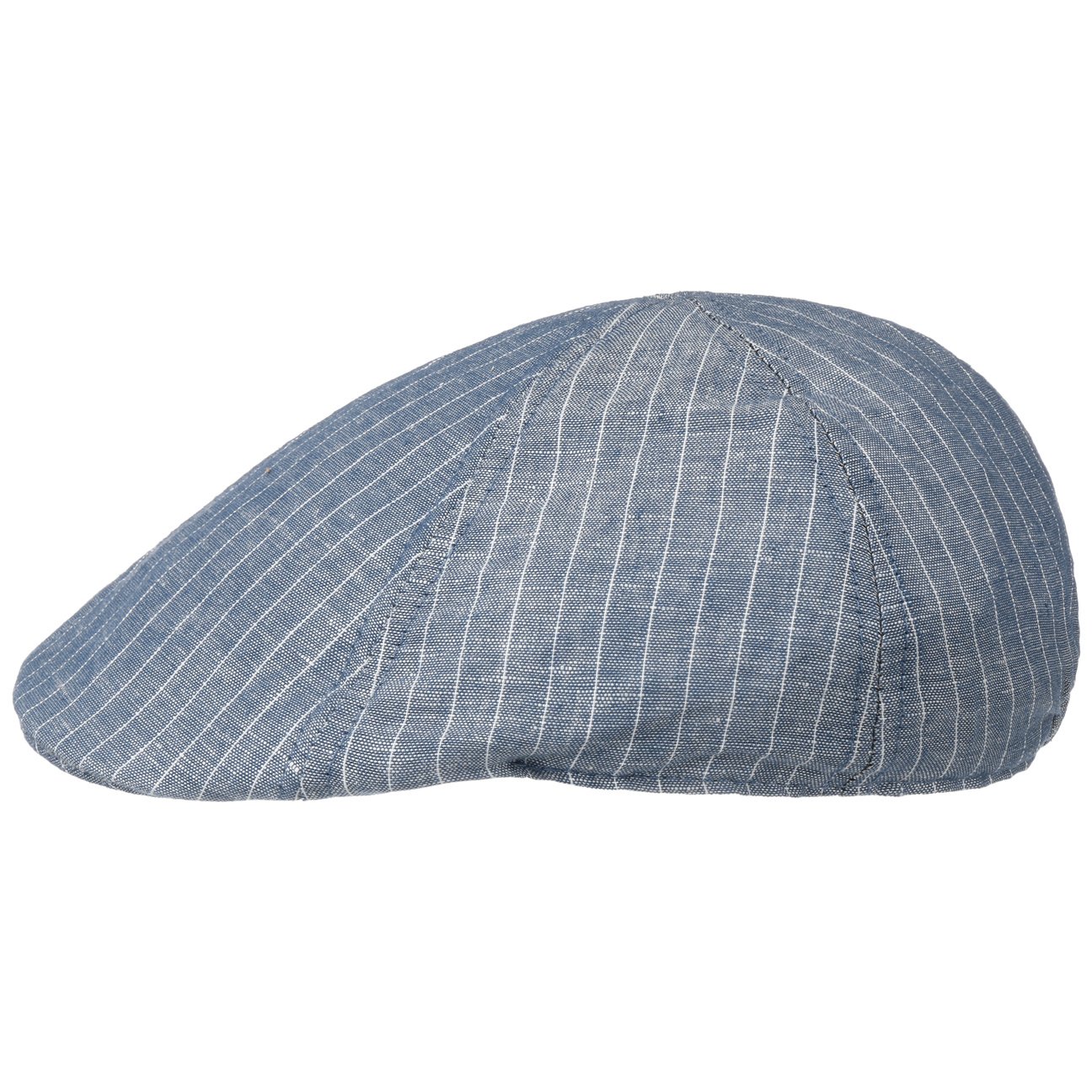 Classic Stripes Leinen Flatcap by Lipodo von Lipodo