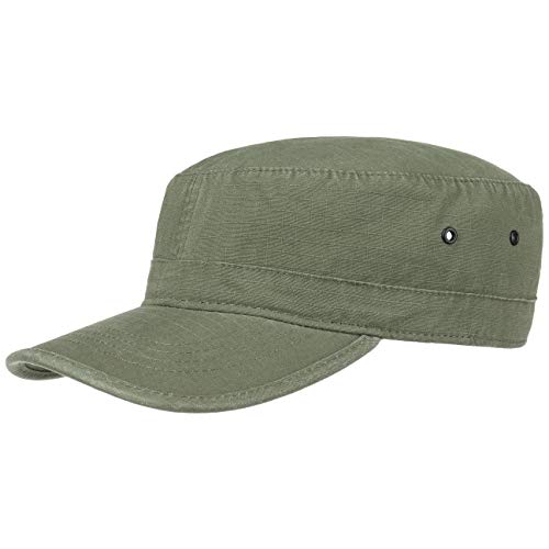 Lipodo Army Cap Damen/Herren - Cap aus 100% Baumwolle - Schirmmütze Einheitsgröße (55-61 cm) - Armycap Oliv von Lipodo