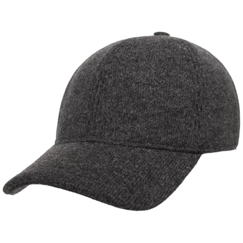 Lipodo Colworth Cap Strickoptik Unisex Herbst Winter anthrazit S (55-56 cm) von Lipodo