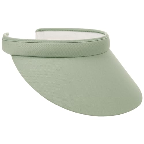 Lipodo Damen Visor - Sport Cap mit Schirm in One Size (54-60 cm) - unifarbene Sonnenblende aus 100% Baumwolle mit Frotteeband - Sonnencap Frauen Golf, Tennis oder Freizeit - Sommer Mint One Size von Lipodo