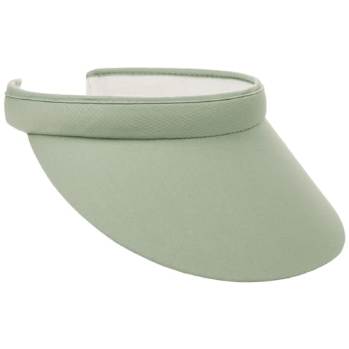 Lipodo Visor Sport Cap Schirm Unifarben Baumwolle Frotteeband Damen Golf Tennis Freizeit Sommer Mint One Size von Lipodo