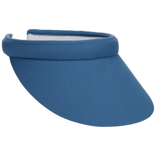 Lipodo Visor Sport Cap Schirm Unifarben Baumwolle Frotteeband Damen Golf Tennis Freizeit Sommer blau One Size von Lipodo