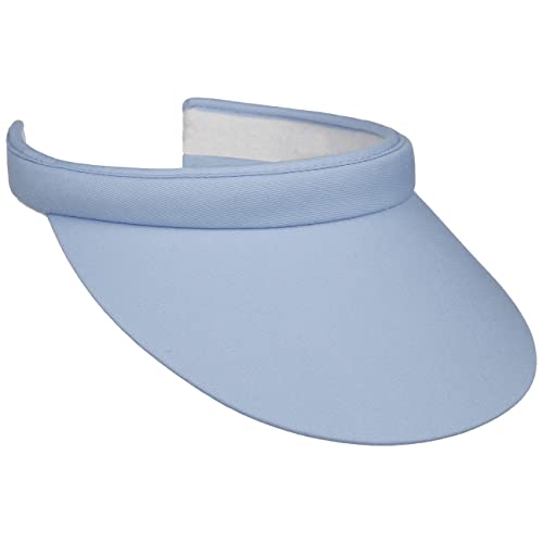 Lipodo Visor Sport Cap Schirm Unifarben Baumwolle Frotteeband Damen Golf Tennis Freizeit Sommer hellblau One Size von Lipodo