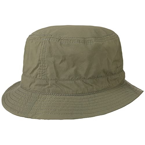Lipodo Fischerhut Damen/Herren - Anglerhut wasserabweisend und Packable - Leichter Schlappht - Bucket Hat in den Größen S-L - Outdoorhut Frühjahr/Sommer Oliv S (55-56 cm) von Lipodo