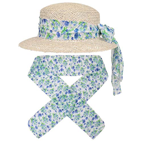 Lipodo Flowers All-in-One Tuch - Lila Accessoire - Vielseitig einsetzbar - Damen - Frühjahr/Sommer blau von Lipodo