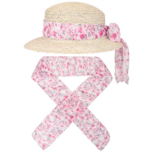 Lipodo Flowers All-in-One Tuch Schal Sommerschal Damenschal Hutband Haarband Accessoire Damen - Frühling-Sommer - One Size pink von Lipodo