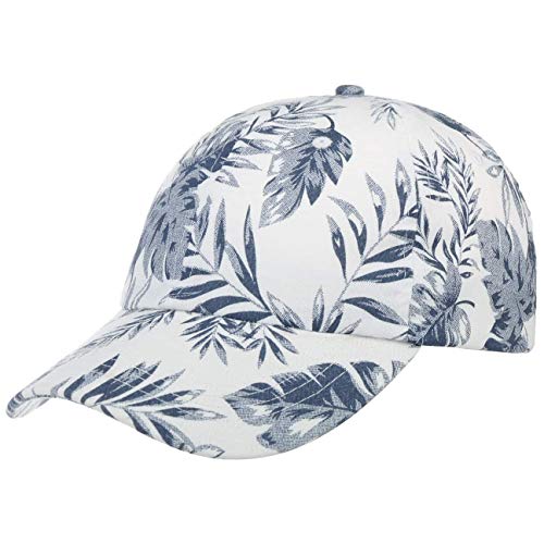 Lipodo Leaf Baseballcap Damen/Herren - One Size (ca. 55-59 cm) - Mit Baumwolle - Basecap mit Klettverschluss - Leichte Baseballmütze - Unisex-Baseballkappe - Kappe Frühjahr/Sommer weiß One Size von Lipodo