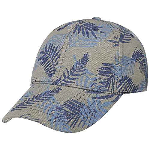 Lipodo Leaves Cap Basecap Baseballcap Sommercap Curved Brim Damen/Herren - mit Schirm, Klettverschluss Frühling-Sommer - One Size Oliv von Lipodo