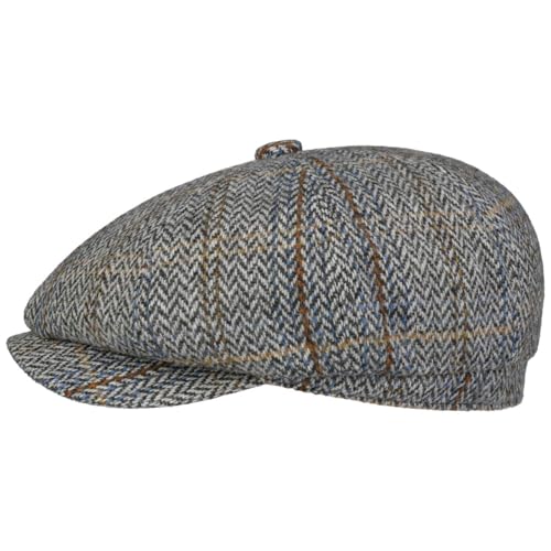 Lipodo Littlehampton Flatcap Hahnentritt Charisma Herren Herbst grau M (57-58 cm) von Lipodo