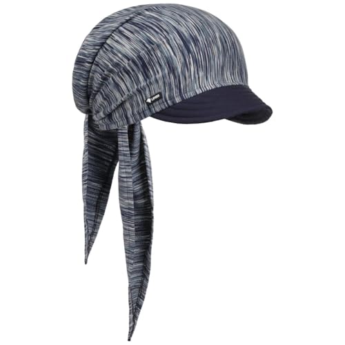 Lipodo Multicolour Bandana Cap Visor Stoffmütze Zum Binden Made in Italy Damen Sommer blau One Size von Lipodo