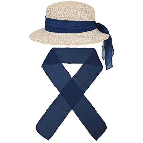 Lipodo Multitasking All-in-One Tuch Schal Sommerschal Damenschal Hutband Haarband Accessoire Damen - Frühling-Sommer - One Size blau von Lipodo