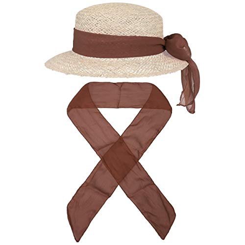 Lipodo Multitasking All-in-One Tuch Schal Sommerschal Damenschal Hutband Haarband Accessoire Damen - Frühling-Sommer - One Size braun von Lipodo