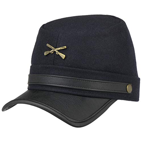 Lipodo Nordstaaten Schildmütze Herren Armycap mit Wolle Schirmmütze Dunkelblau Sommer Winter USA blau M (56-57 cm) von Lipodo