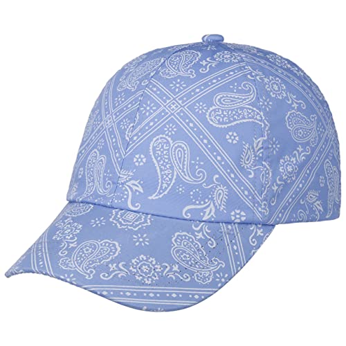 Lipodo Paisley Cap Basecap Baseballcap Sommercap Sonnencap Damencap Damen - mit Schirm, Klettverschluss Frühling-Sommer - One Size blau von Lipodo