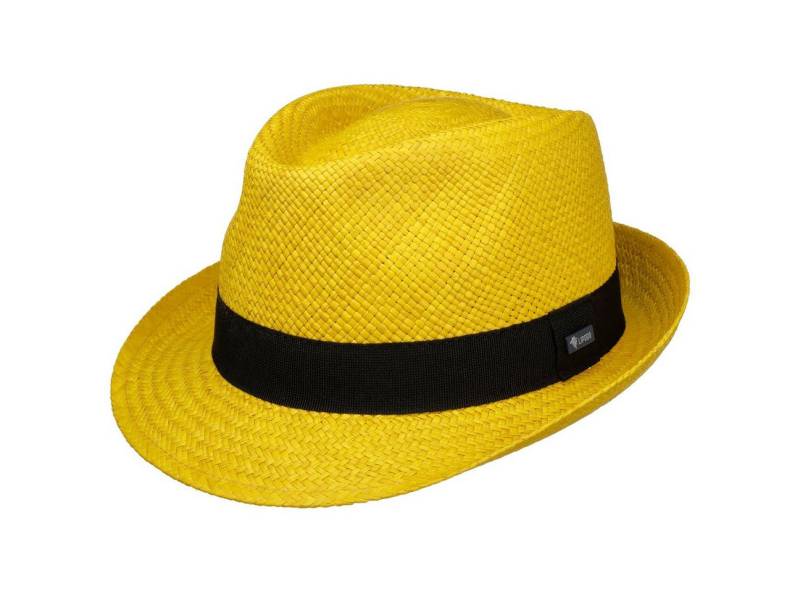 Lipodo Sonnenhut (1-St) Strohtrilby mit Ripsband, Made in Italy von Lipodo