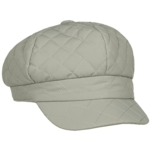 Lipodo Teflon Ballonmütze Damencap Newsboy-Mütze Baker-Boy-Mütze Damen - mit Schirm, Futter Herbst-Winter - M (57-58 cm) beige von Lipodo