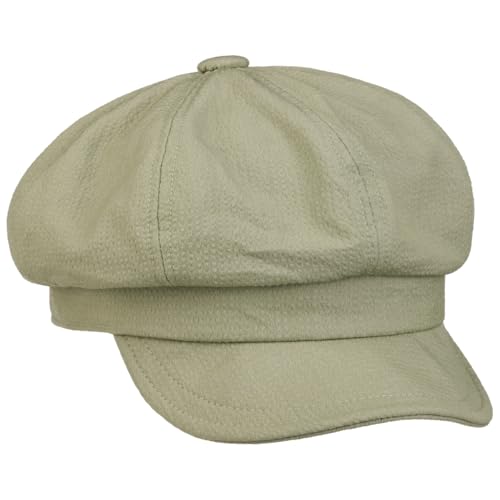 Lipodo Uni Light Ballonmütze Sommercap Sonnencap Schirmmütze Newsboy Cap Schildmütze Damen - mit Schirm Frühling-Sommer Sommer - M (56-57 cm) Oliv von Lipodo