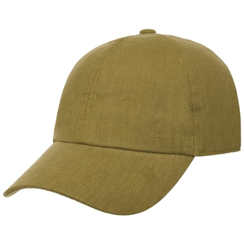 Lipodo Uni Cap Einfarbige Kappe Basecap Unisex Mit Stretchfutterband Baumwoll-Leinen-Mix Für Frühjahr Sommer grün One Size von Lipodo