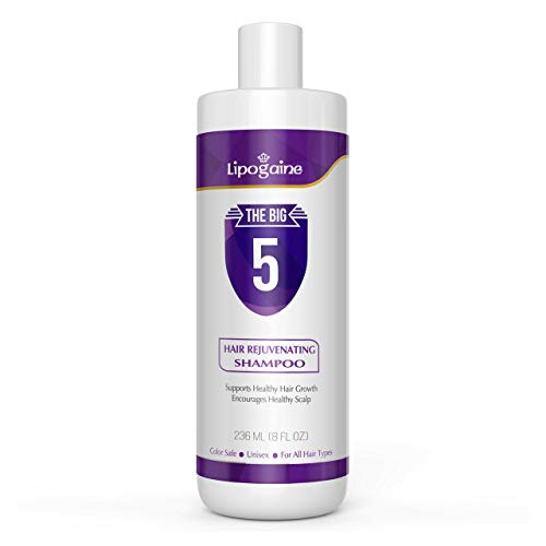 Lipogaine Hair Loss Prevention Premium Organic Shampoo, For Men and Women - Color Safe, With Biotin and Argan Oil von Lipogaine