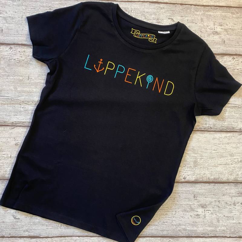 Lippekind Logo Bunt - Herren T-Shirt | Bio-Baumwolle von LippekindDE