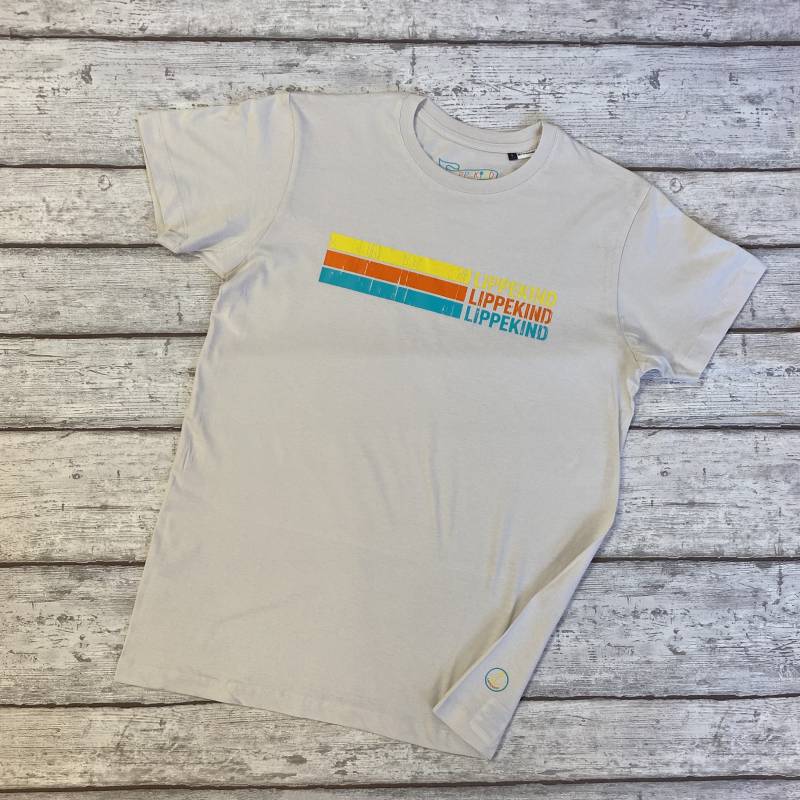 Lippekind Retro Stripes - Frauen T-Shirt | Bio-Baumwolle von LippekindDE