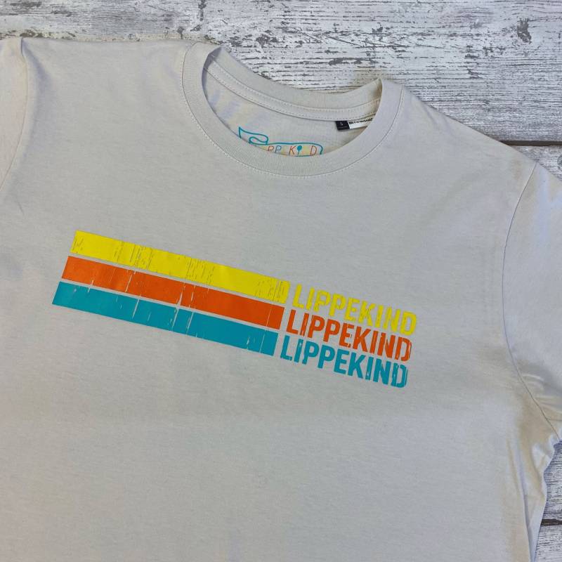 Lippekind Retro Stripes - Herren T-Shirt | Bio-Baumwolle von LippekindDE