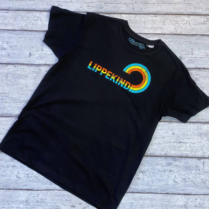 Lippekind Retro Wave - Herren T-Shirt | Bio-Baumwolle von LippekindDE