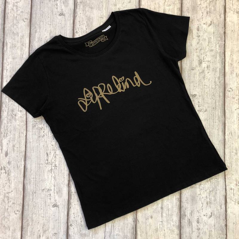 T-Shirt - Lippekind Calligraphy | Frauen, Bio-Baumwolle von LippekindDE