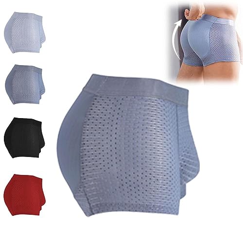 Lipski Nylon Ice Silk Breathable Men's Underwear, Seamless Ice Silk G-String Underwear (L,Deep-Blue) von Lipski