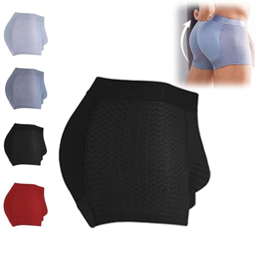 Nylon Ice Silk Breathable Men's Underwear, Seamless Ice Silk G-String Underwear (L,Black) von Lipski