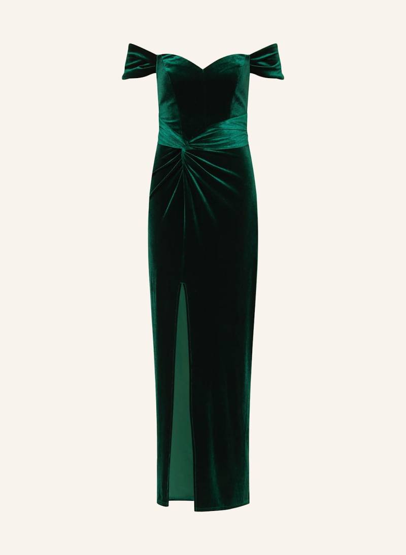 Lipsy Abendkleid Aus Samt gruen von Lipsy
