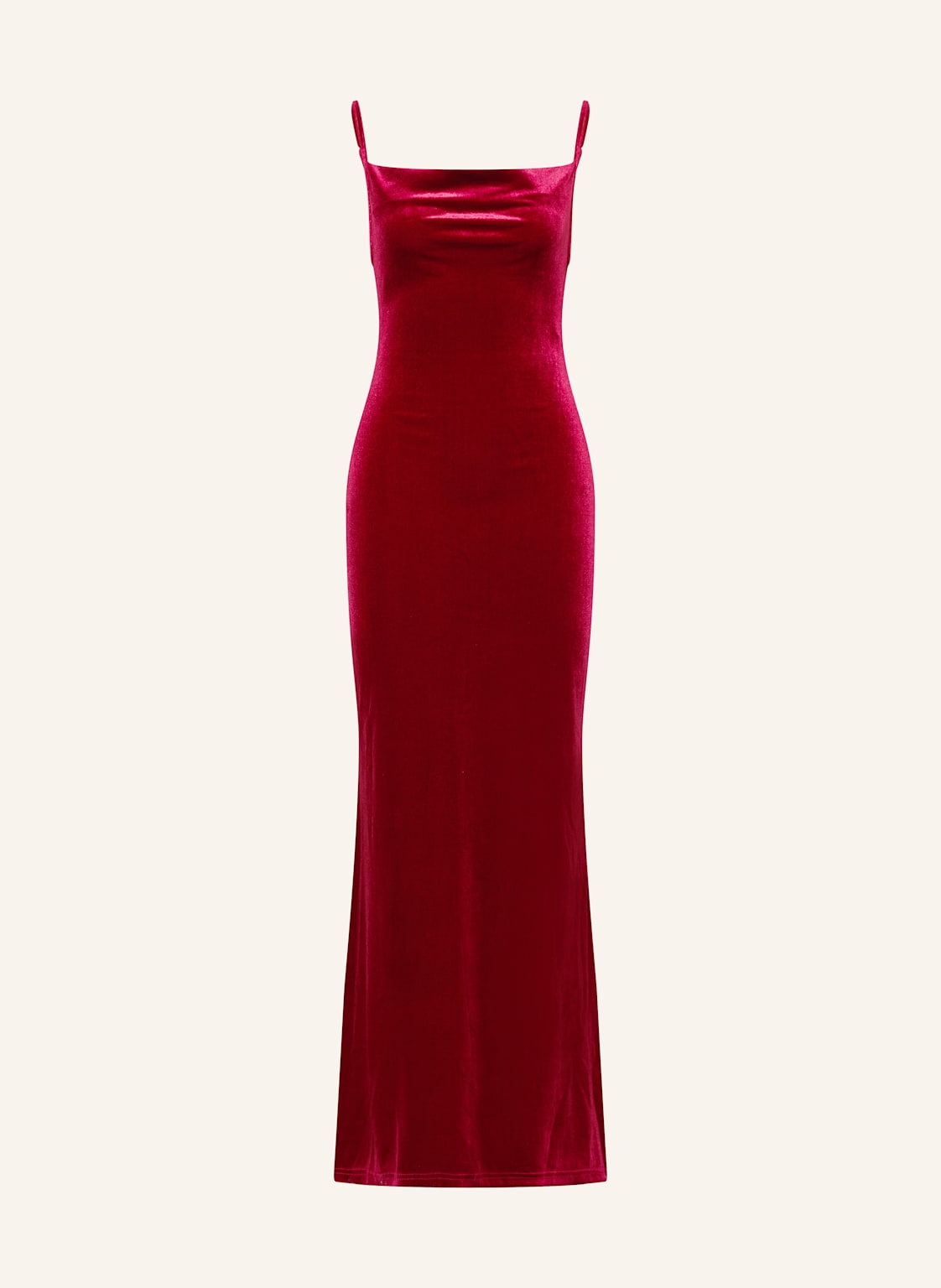 Lipsy Abendkleid Aus Samt rot von Lipsy