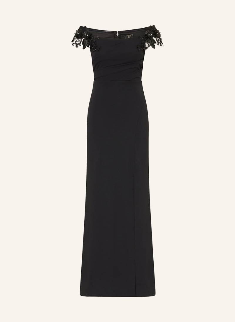 Lipsy Abendkleid Mit Spitze Und Schmucksteinen schwarz von Lipsy