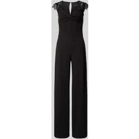 Lipsy Jumpsuit mit Spitzenbesatz in Black, Größe 38 Lipsy Jumpsuit mit Spitzenbesatz in Black, Größe 38 von Lipsy