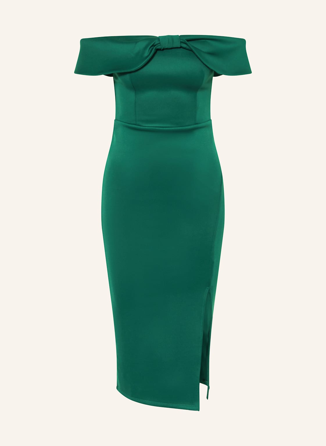 Lipsy Off-Shoulder-Kleid gruen von Lipsy