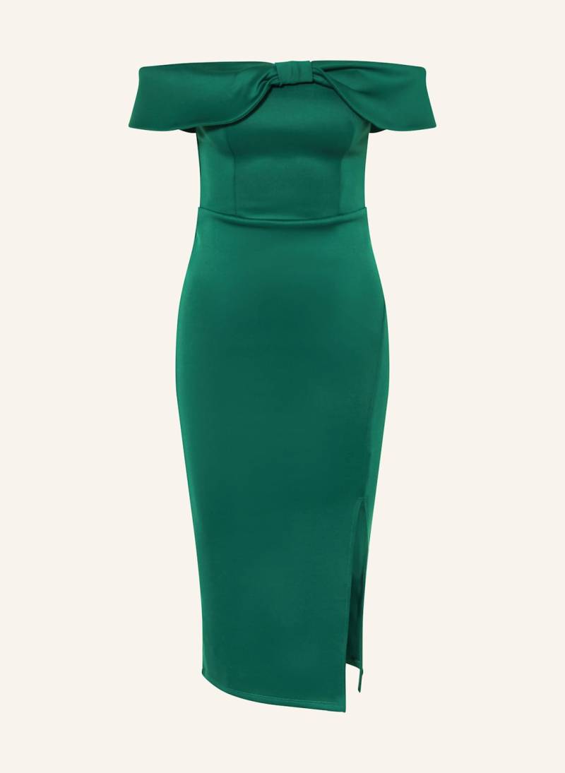 Lipsy Off-Shoulder-Kleid gruen von Lipsy