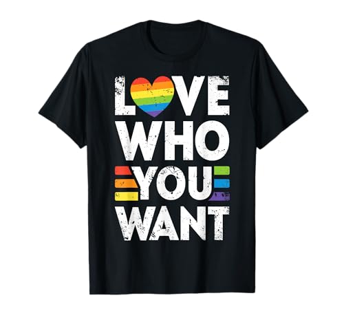 Love Who You Want Gay Pride LGBT Herren Damen Rainbow LGBTQ T-Shirt Love Who You Want Gay Pride LGBT Herren Damen Rainbow LGBTQ T-Shirt von Lique LGBT