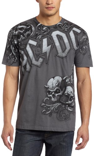 Liquid Blue Herren Ac/DC Night Prowler T-Shirt, anthrazit, Mittel von Liquid Blue