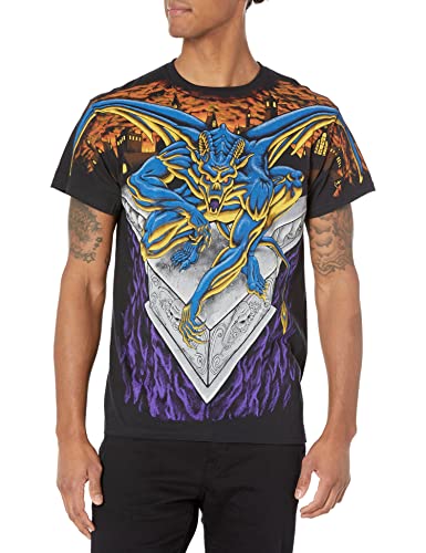 Liquid Blue Herren Fantasy Gargoyle All Over Print T-Shirt, schwarz, X-Groß von Liquid Blue
