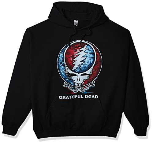 Liquid Blue Herren Grateful Dead Bertha SYF Hood Pullover Hoodie - Schwarz - Medium von Liquid Blue
