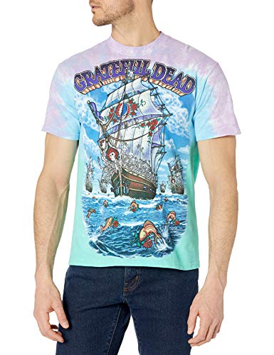 Liquid Blue Herren Grateful Dead Ship of Fools T-Shirt, Multi, Groß von Liquid Blue