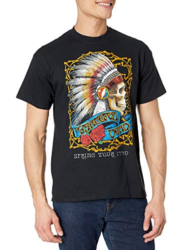 Liquid Blue Herren Grateful Dead Spring Tour '90 T-Shirt, schwarz, X-Groß von Liquid Blue