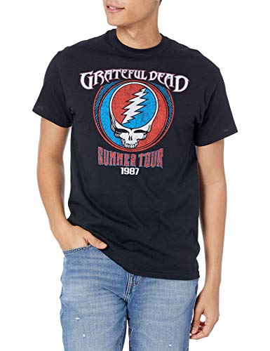 Liquid Blue Herren Grateful Dead-Summer '87 T-Shirt, schwarz, Groß von Liquid Blue