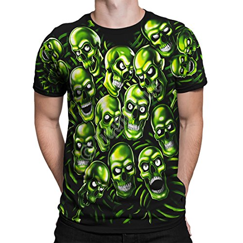 Liquid Blue Unisex Skull Pile T-shirt: T Shirt, Schwarz, L EU von Liquid Blue