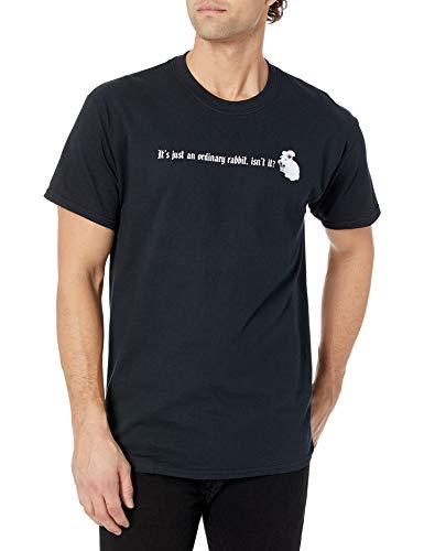 Liquid Blue Monty Python-Killer Rabbit T-Shirt für Herren, schwarz, Groß von Liquid Blue