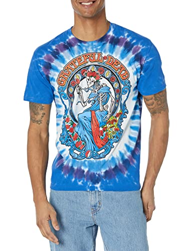 Liquid Blue Unisex-Erwachsene Grateful Dead Vintage Berthat Tie Dye Short Sleeve T-Shirt, Batik, XL von Liquid Blue