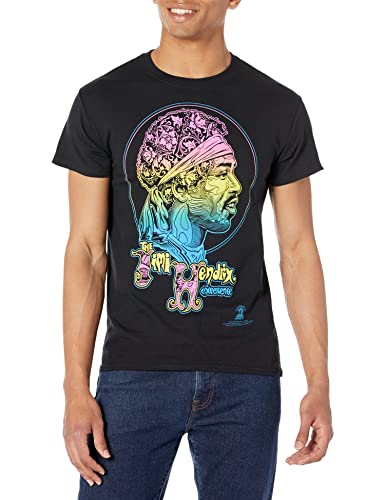 Liquid Blue Unisex-Erwachsene Jimi Hendrix Little Wing Experience T-Shirt, schwarz, Groß von Liquid Blue