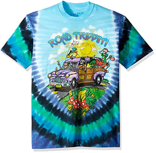 Liquid Blue Unisex-Erwachsene Road Trippin' Short Sleeve T-Shirt, Batik, X-Large von Liquid Blue