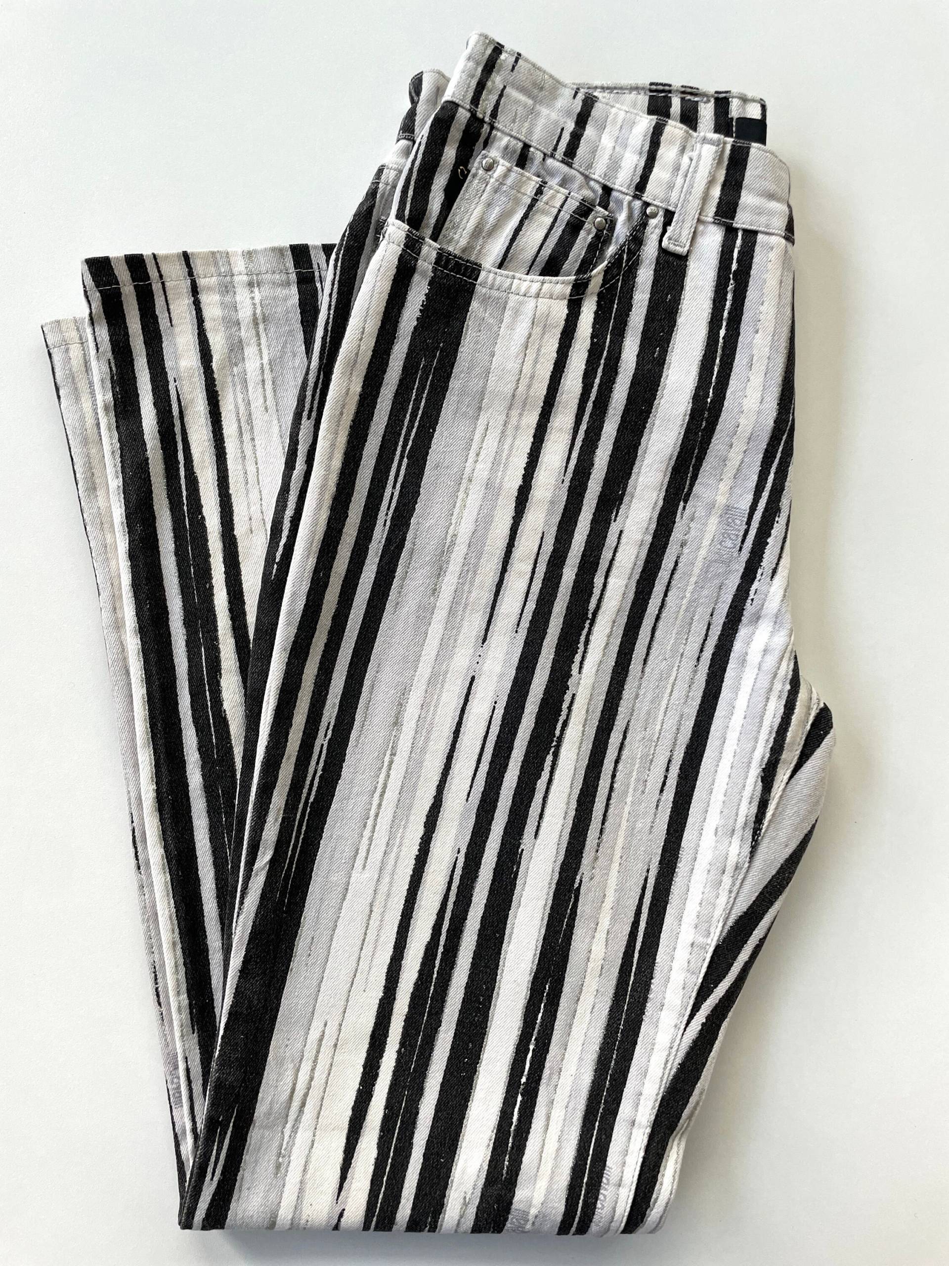 2000Er Cavalli Jeans Mit Zebramuster Und Streifen 2000Er Cavalli Jeans Mit Zebramuster Und Streifen von LiquidDays